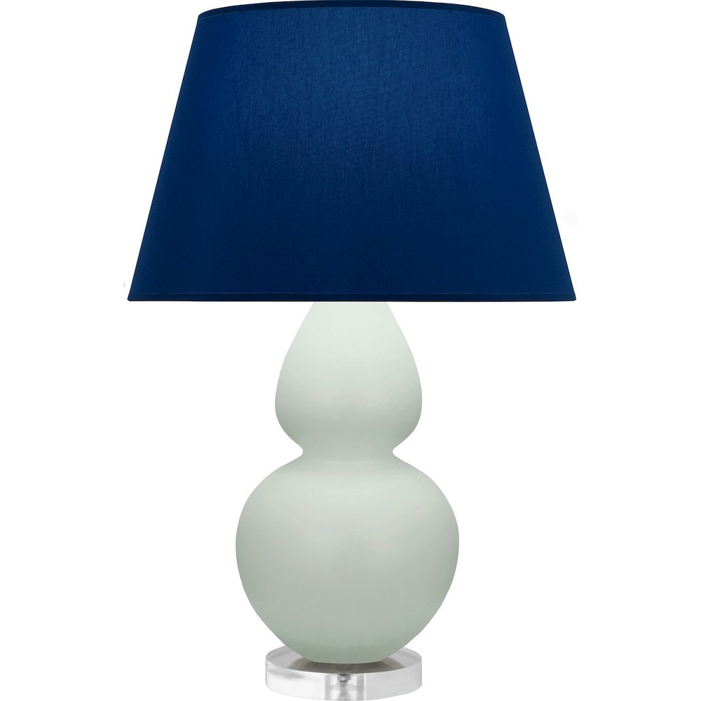 Matte Celadon Double Gourd Table Lamp in Matte Celadon Glazed Ceramic Color