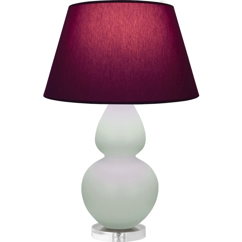 Matte Celadon Double Gourd Table Lamp in Matte Celadon Glazed Ceramic Color