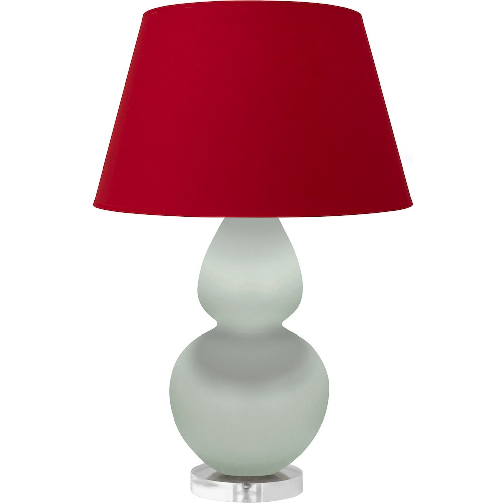Matte Celadon Double Gourd Table Lamp in Matte Celadon Glazed Ceramic Color