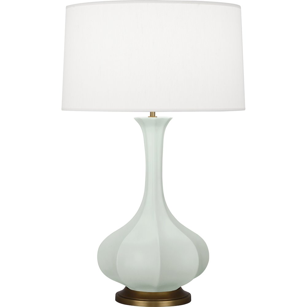 Matte Celadon Pike Table Lamp in Matte Celadon Glazed Ceramic Color