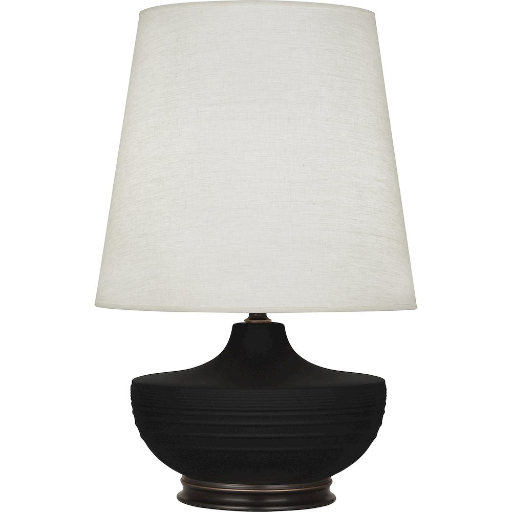 Matte Dark Coal Michael Berman Nolan Table Lamp