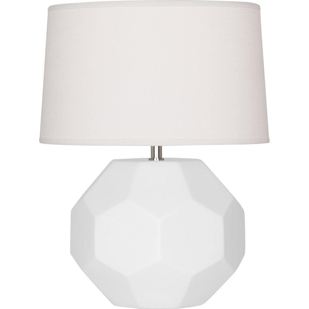 Matte Daisy Franklin Accent Lamp in Matte Daisy Glazed Ceramic Color
