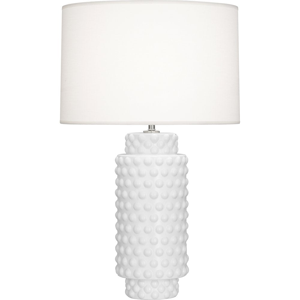 Matte Daisy Dolly Table Lamp in Matte Daisy Glazed Textured Ceramic Color