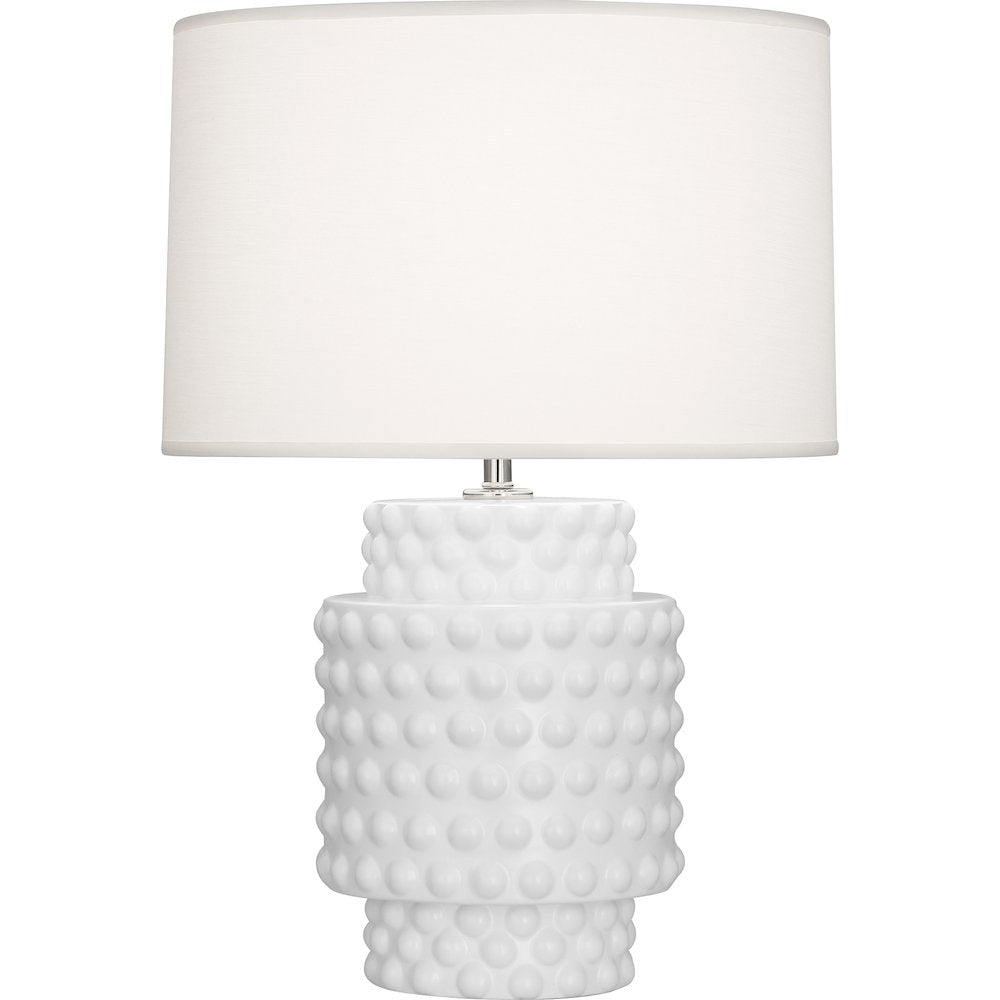 Matte Daisy Dolly Accent Lamp in Matte Daisy Glazed Textured Ceramic Color