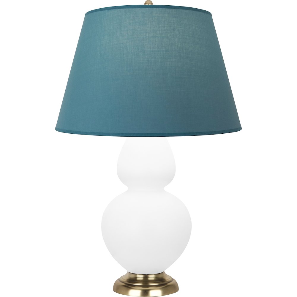 Matte Daisy Double Gourd Table Lamp in Matte Dasiy Glazed Ceramic Color