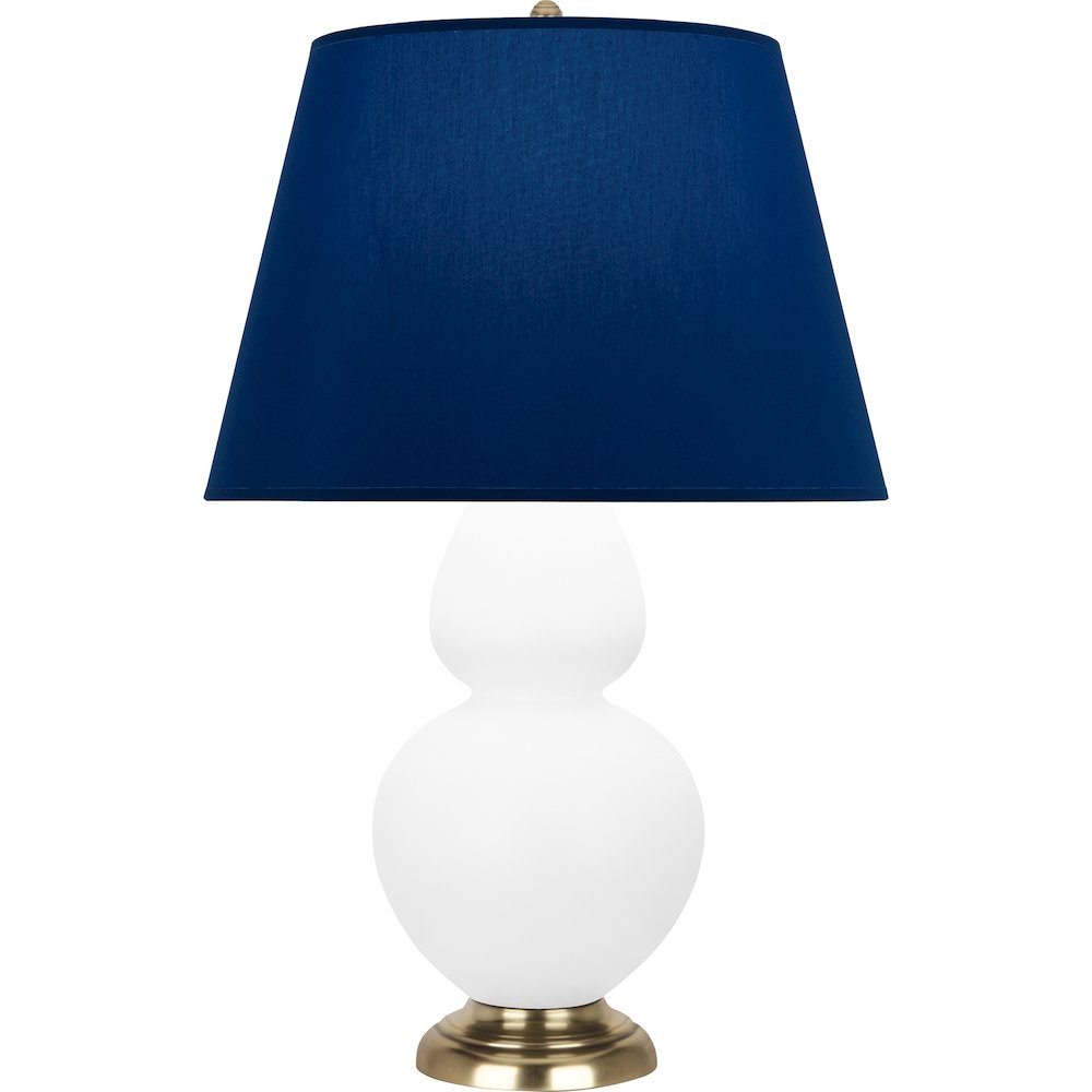 Matte Daisy Double Gourd Table Lamp in Matte Daisy Glazed Ceramic Color