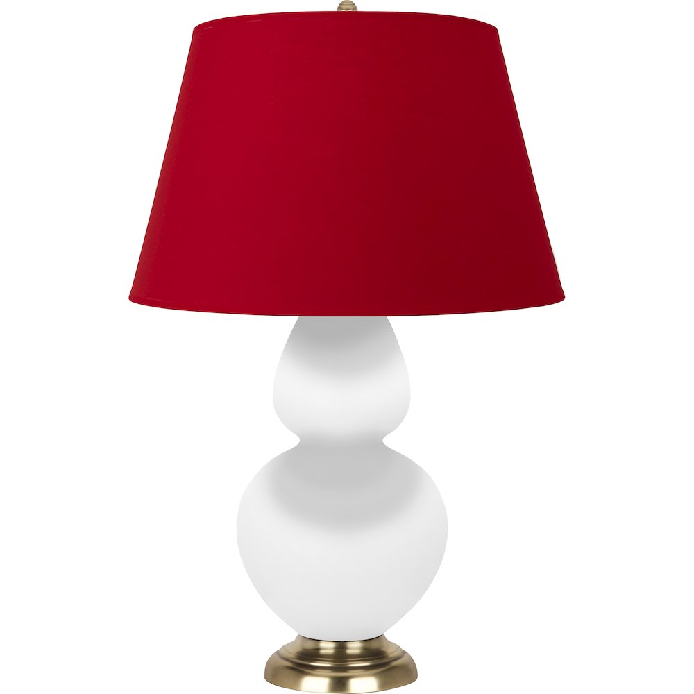 Matte Daisy Double Gourd Table Lamp in Matte Daisy Glazed Ceramic Color