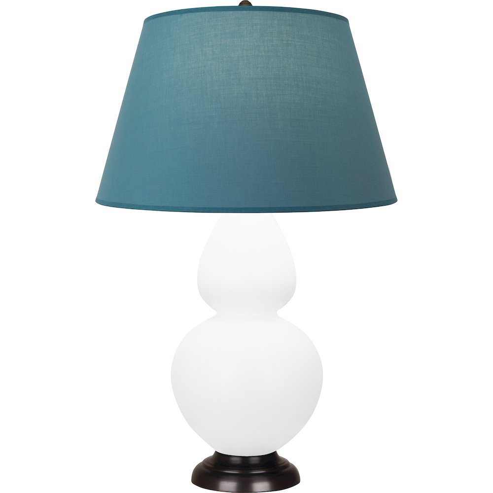 Matte Daisy Double Gourd Table Lamp in Matte Daisy Glazed Ceramic Color