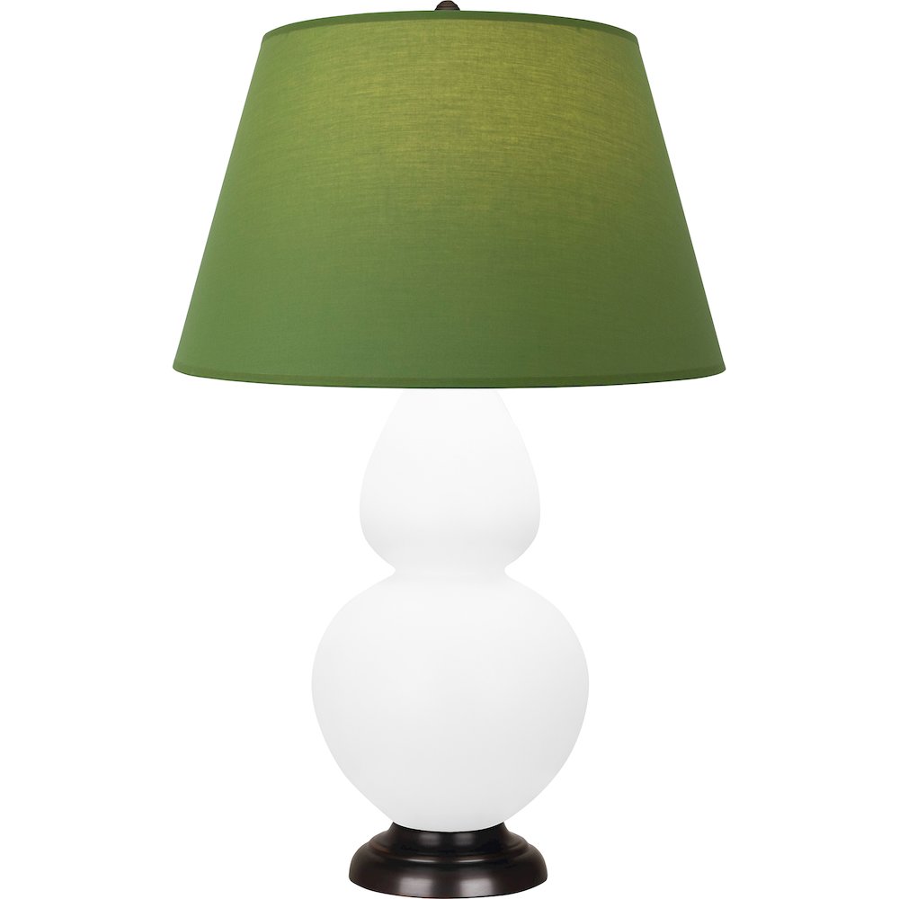 Matte Daisy Double Gourd Table Lamp in Matte Daisyglazed Ceramic Color