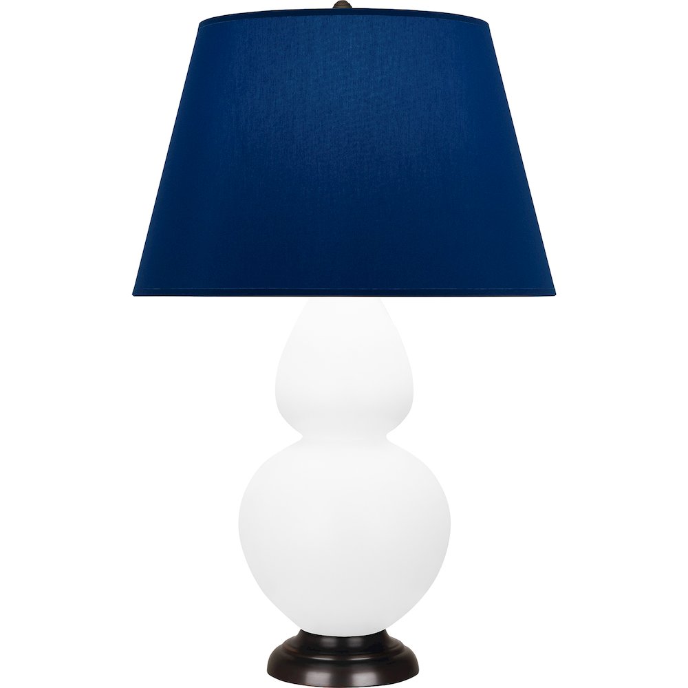 Matte Daisy Double Gourd Table Lamp in Matte Daisy Glazed Ceramic Color