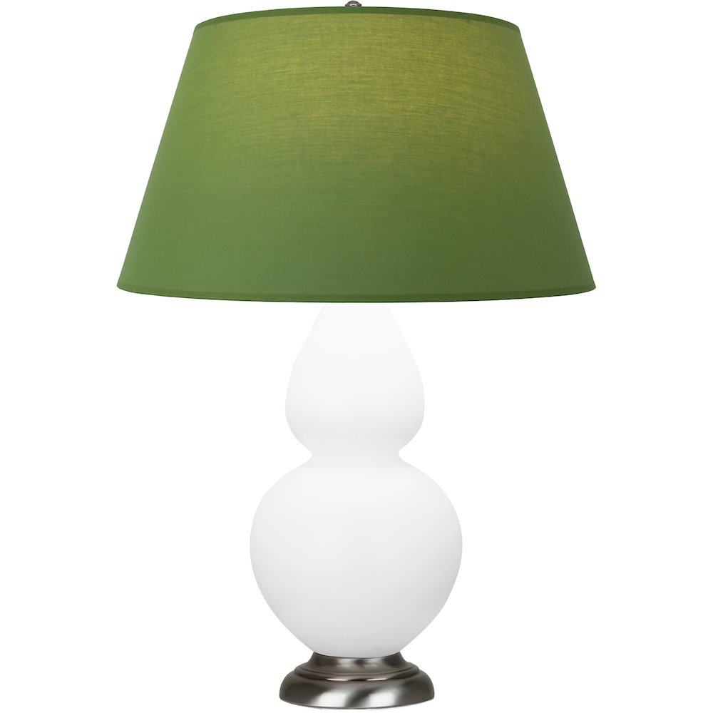 Matte Daisy Double Gourd Table Lamp in Matte Daisy Glazed Ceramic Color