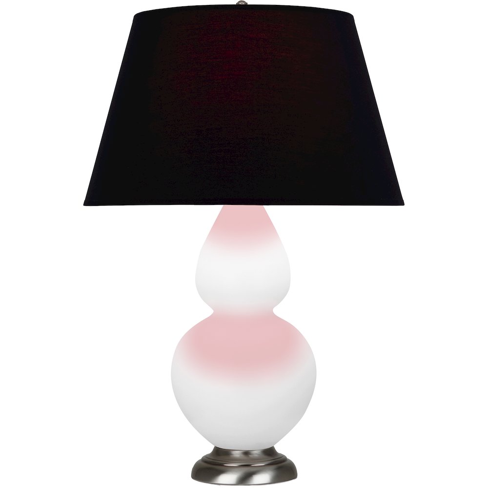 Matte Daisy Double Gourd Table Lamp in Matte Daisy Glazed Ceramic Color