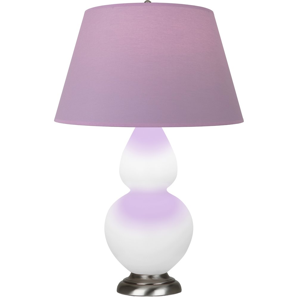 Matte Daisy Double Gourd Table Lamp in Matte Daisy Glazed Ceramic Color