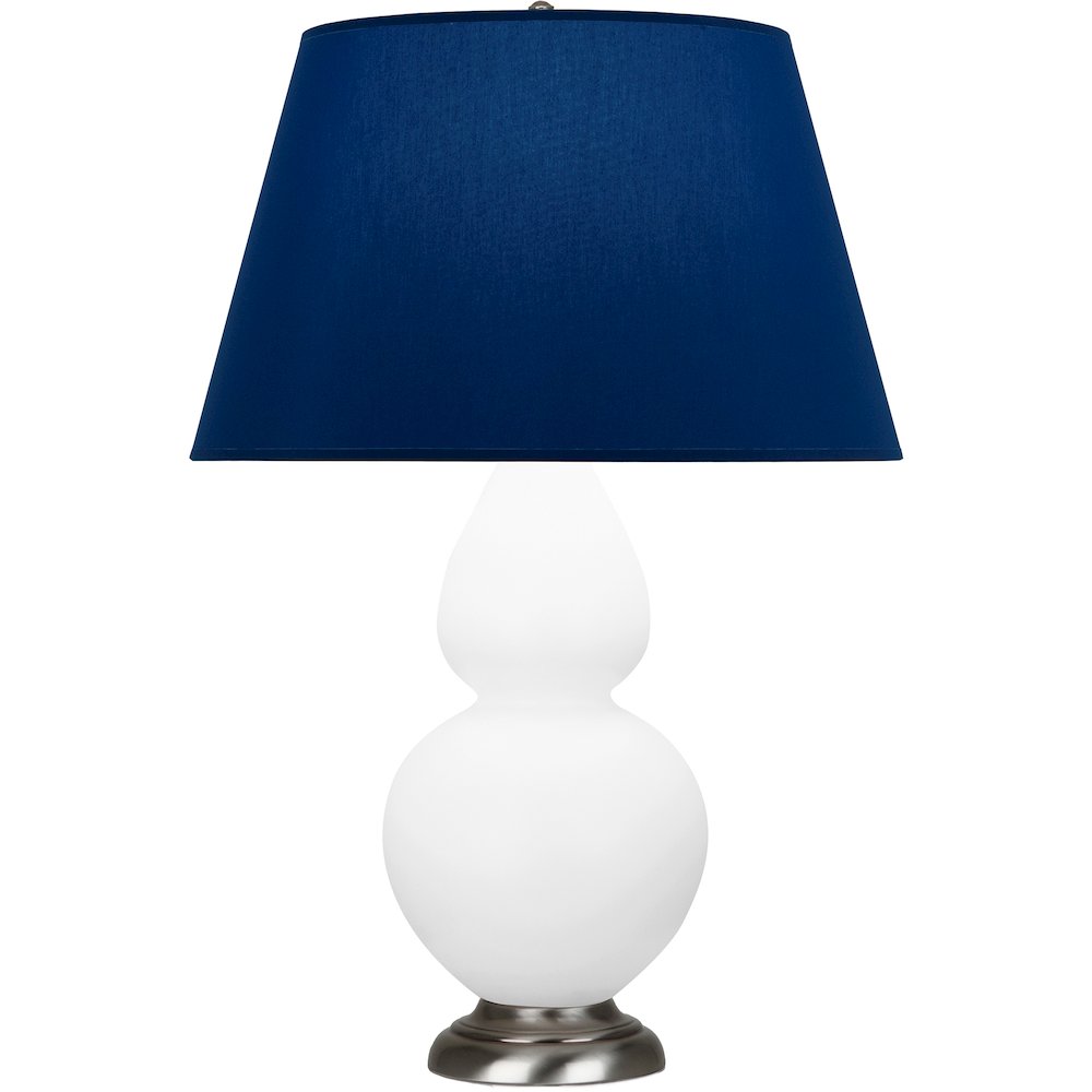 Matte Daisy Double Gourd Table Lamp in Matte Daisy Glazed Ceramic Color