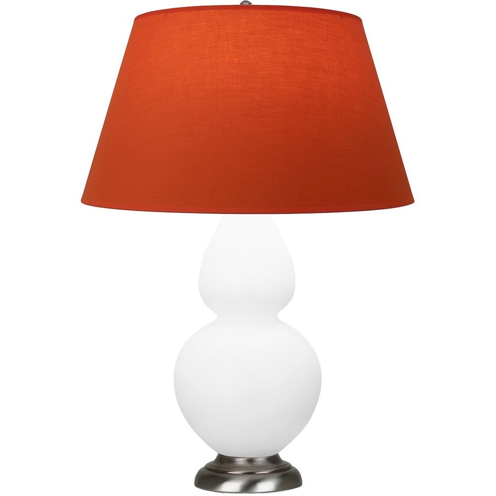 Matte Daisy Double Gourd Table Lamp in Matte Daisy Glazed Ceramic Color