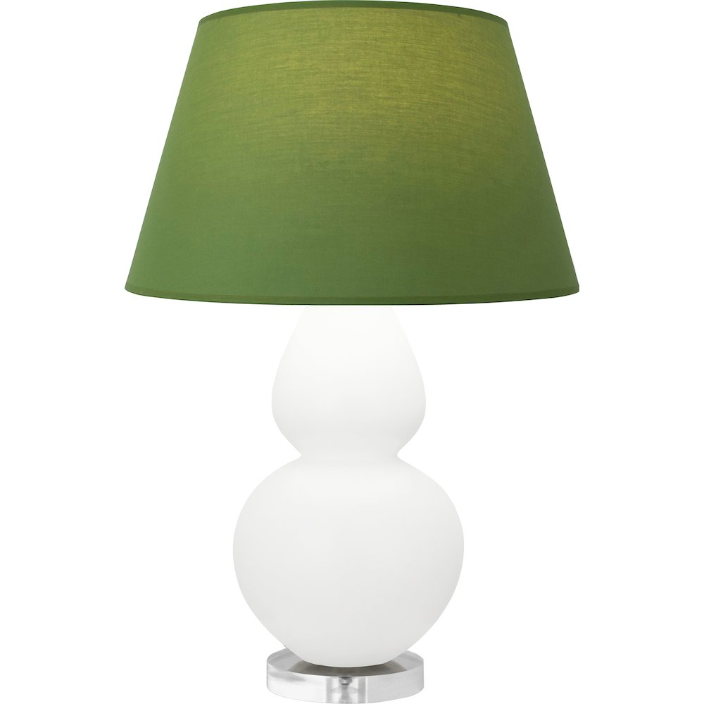 Matte Daisy Double Gourd Table Lamp in Matte Daisy Glazed Ceramic Color