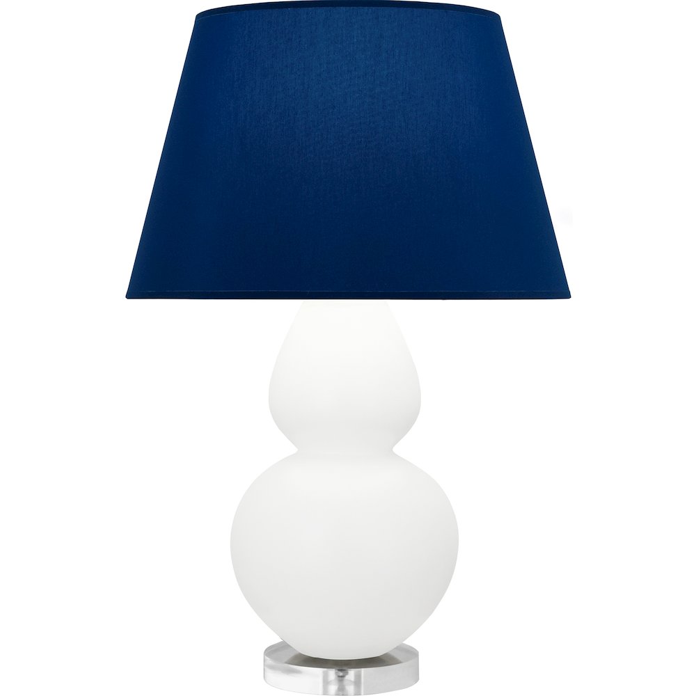 Matte Daisy Double Gourd Table Lamp in Matte Daisy Glazed Ceramic Color