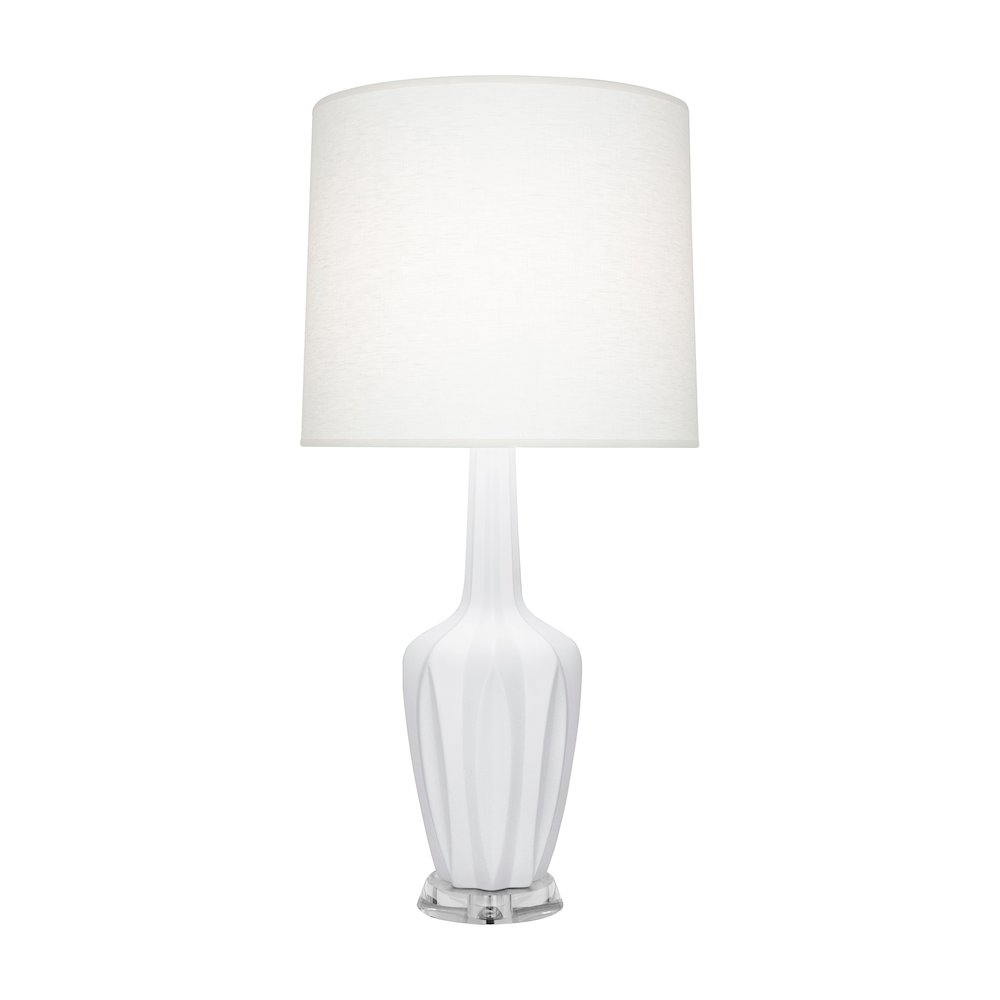 Matte Daisy Emma Accent Lamp in Matte Daisy Glazed Ceramic Color