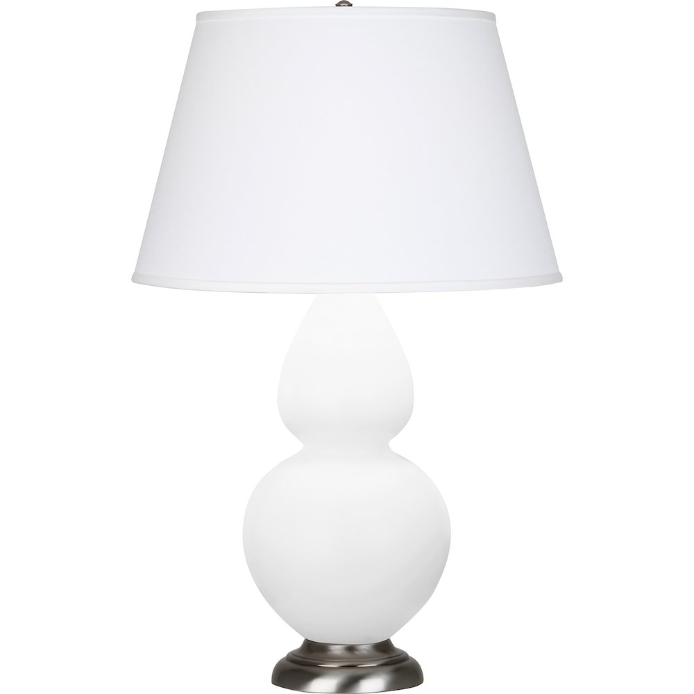 Matte Daisy Double Gourd Table Lamp in Matte Daisy Glazed Ceramic Color
