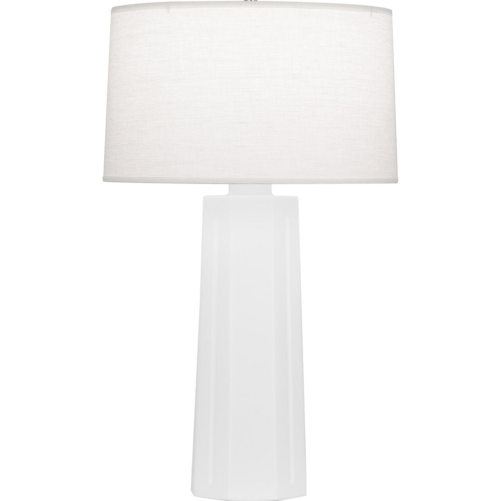 Matte Daisy Mason Table Lamp in Matte Daisy Glazed Ceramic Color