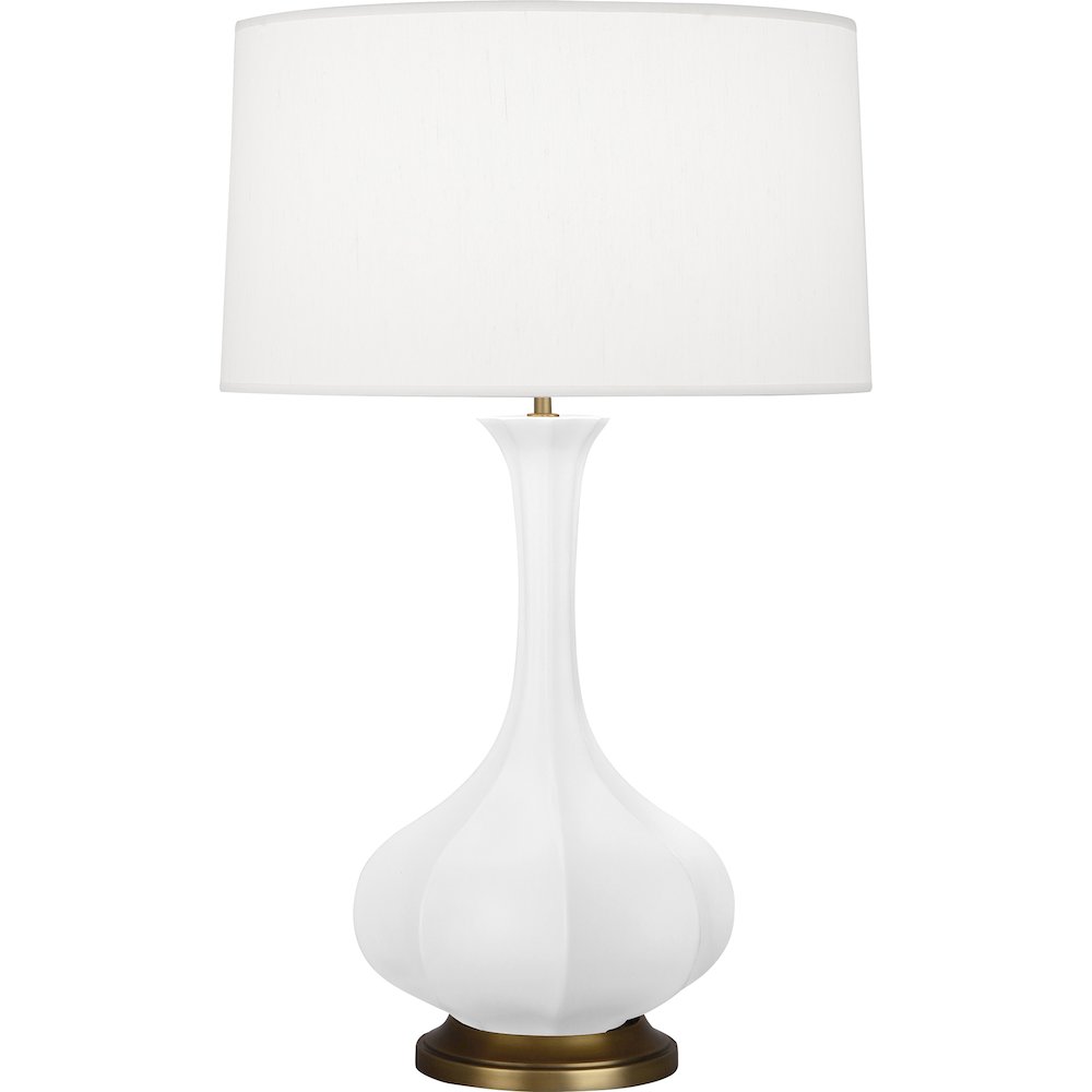 Matte Daisy Pike Table Lamp in Matte Daisy Glazed Ceramic Color
