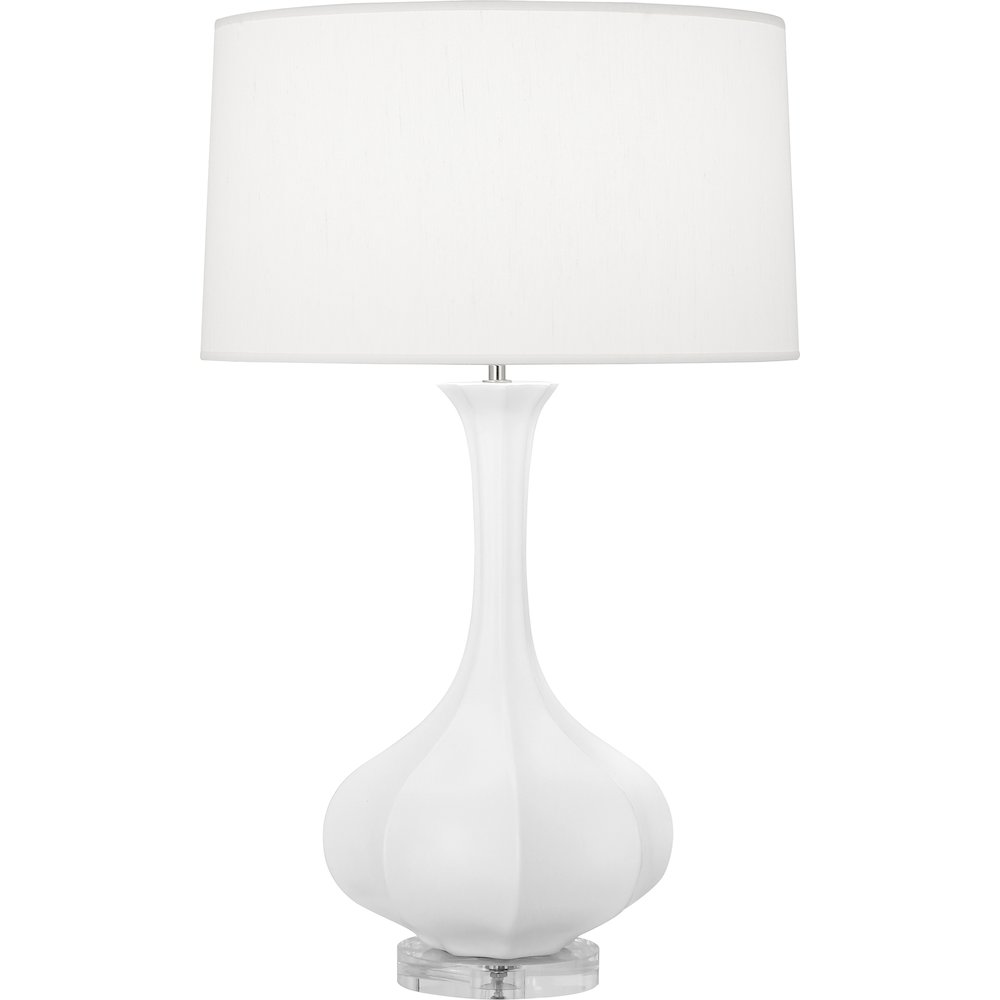 Matte Daisy Pike Table Lamp in Matte Daisy Glazed Ceramic Color