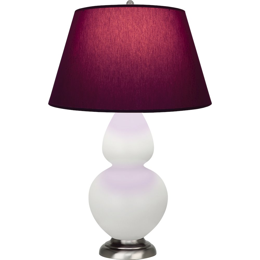 Matte Lily Double Gourd Table Lamp in Matte Lily Glazed Ceramic Color