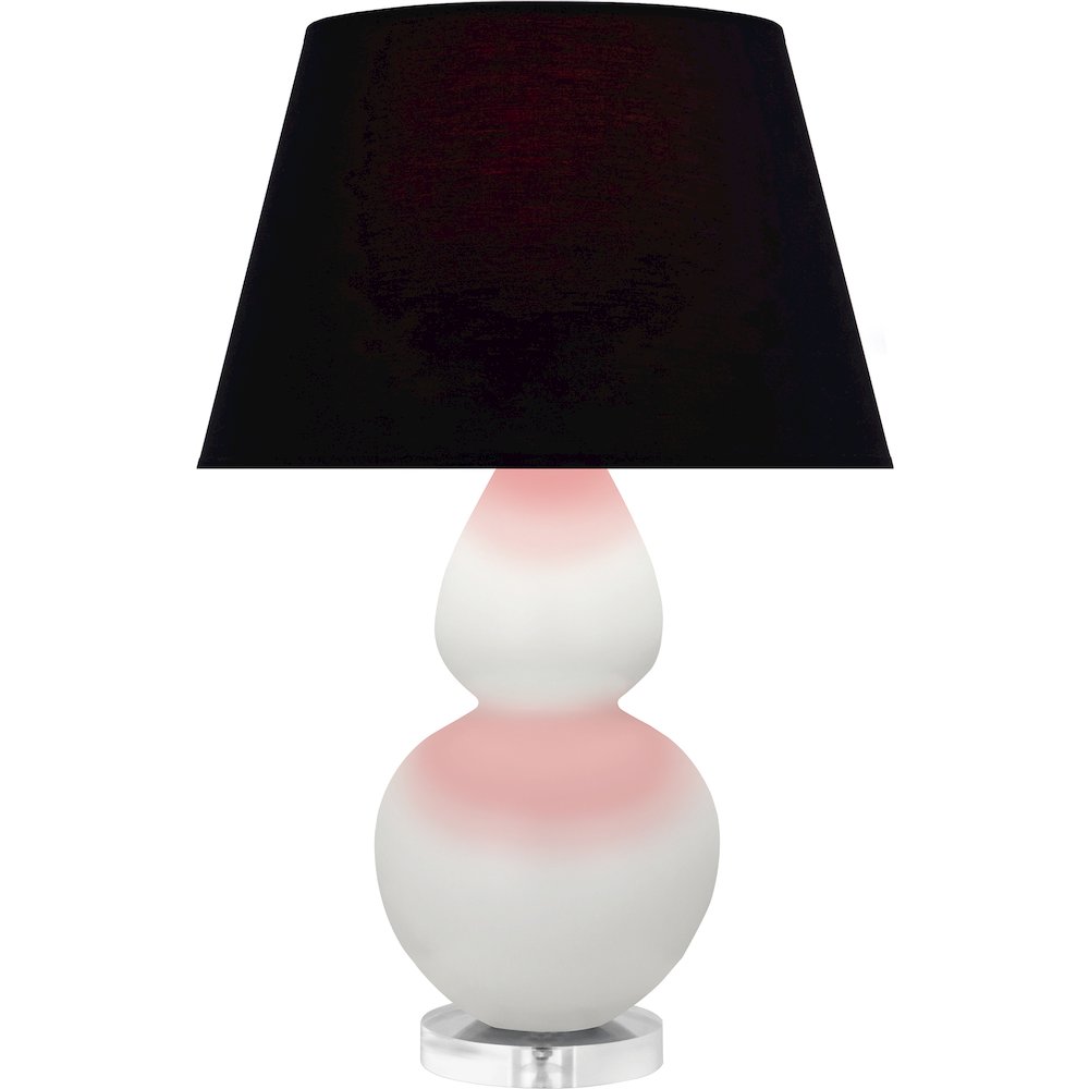 Matte Lily Double Gourd Table Lamp in Matte Lily Glazed Ceramic Color