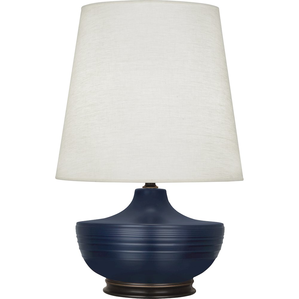 Matte Midnight Blue Michael Berman Nolan Table Lamp