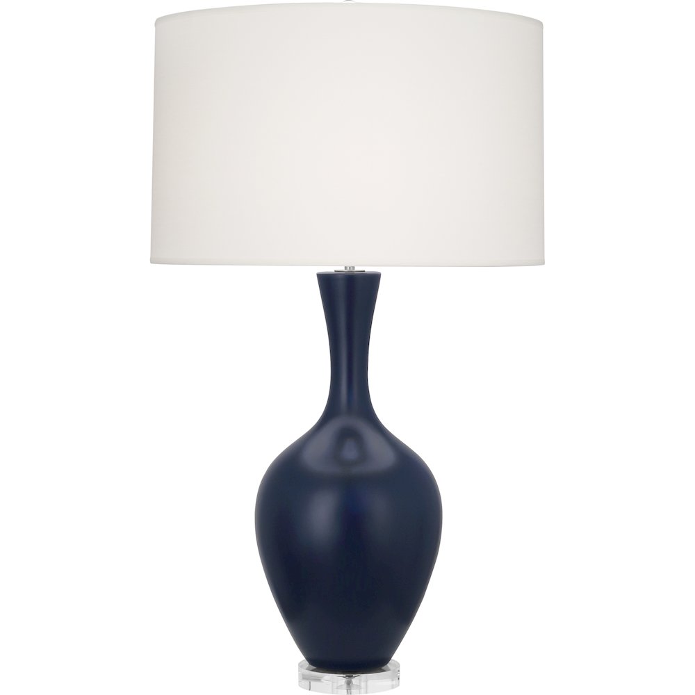 Matte Midnight Blue Audrey Table Lamp
