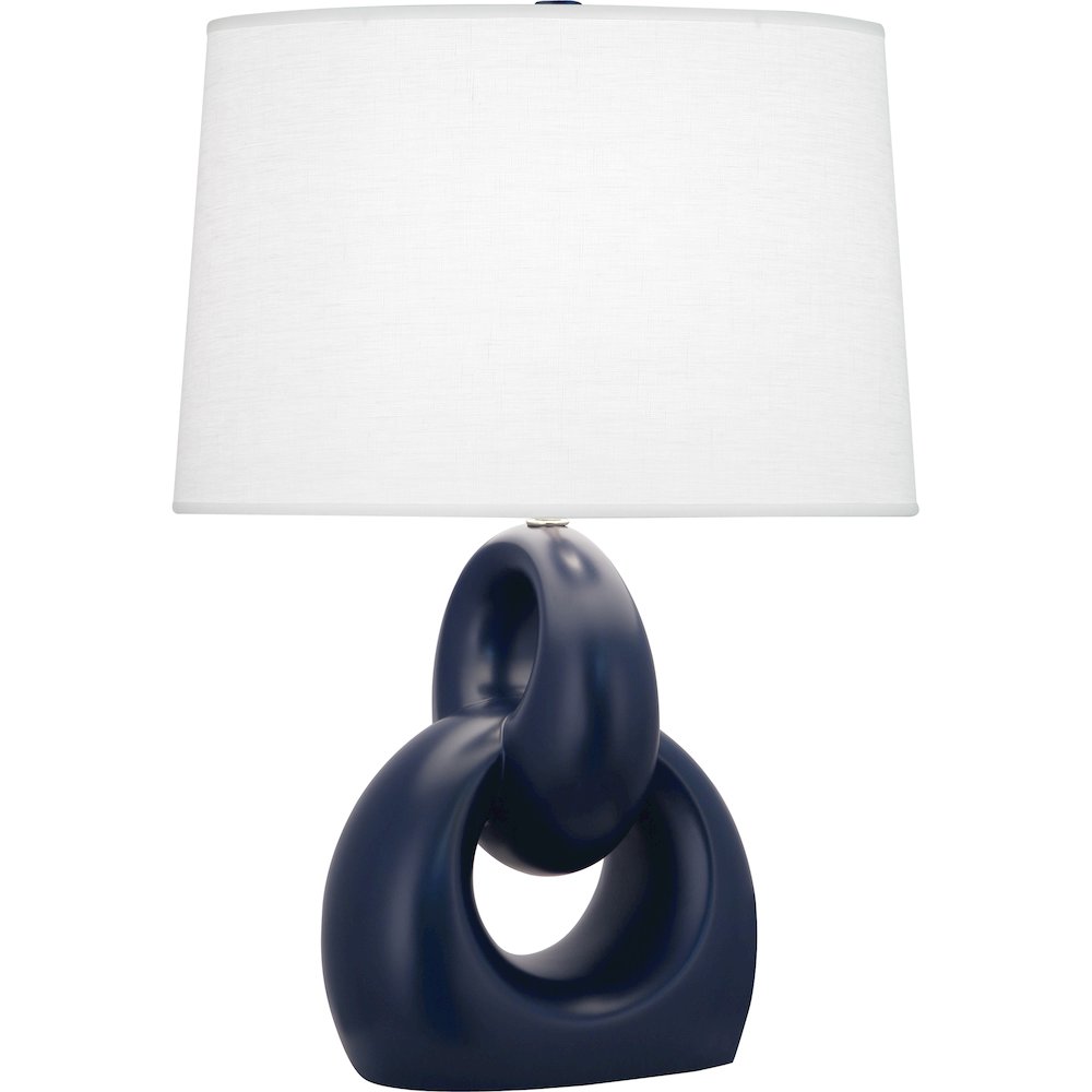 Matte Midnight Blue Fusion Table Lamp