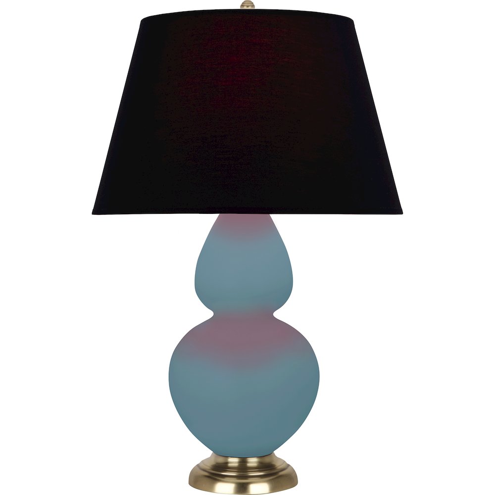 Matte Steel Blue Double Gourd Table Lamp