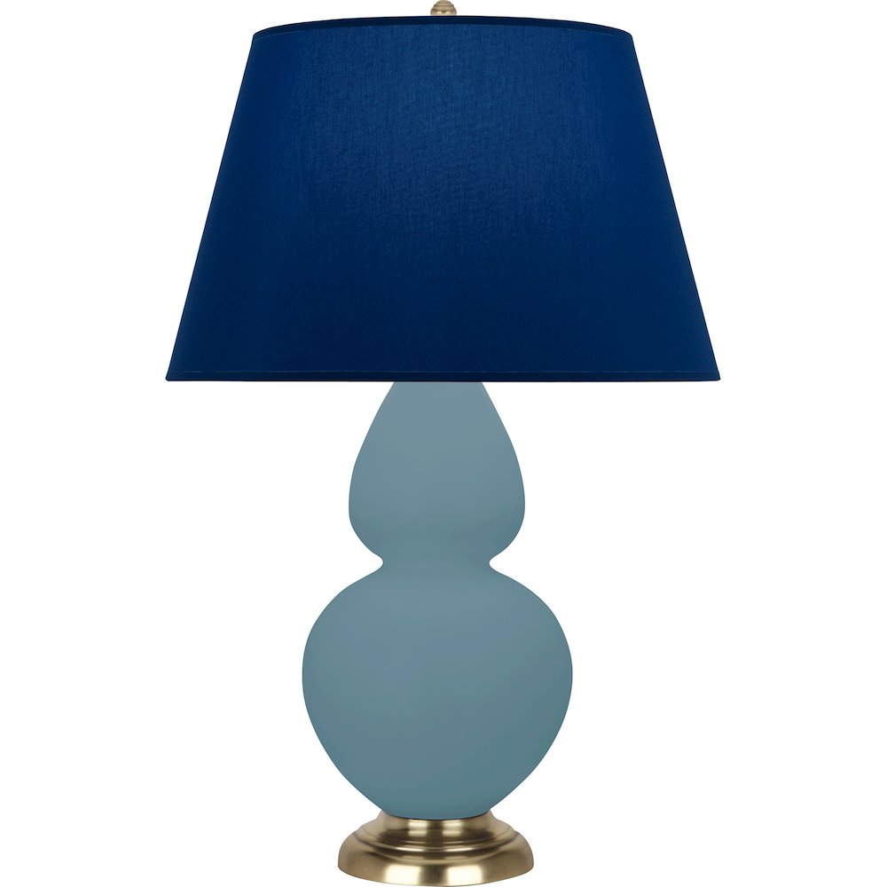 Matte Steel Blue Double Gourd Table Lamp