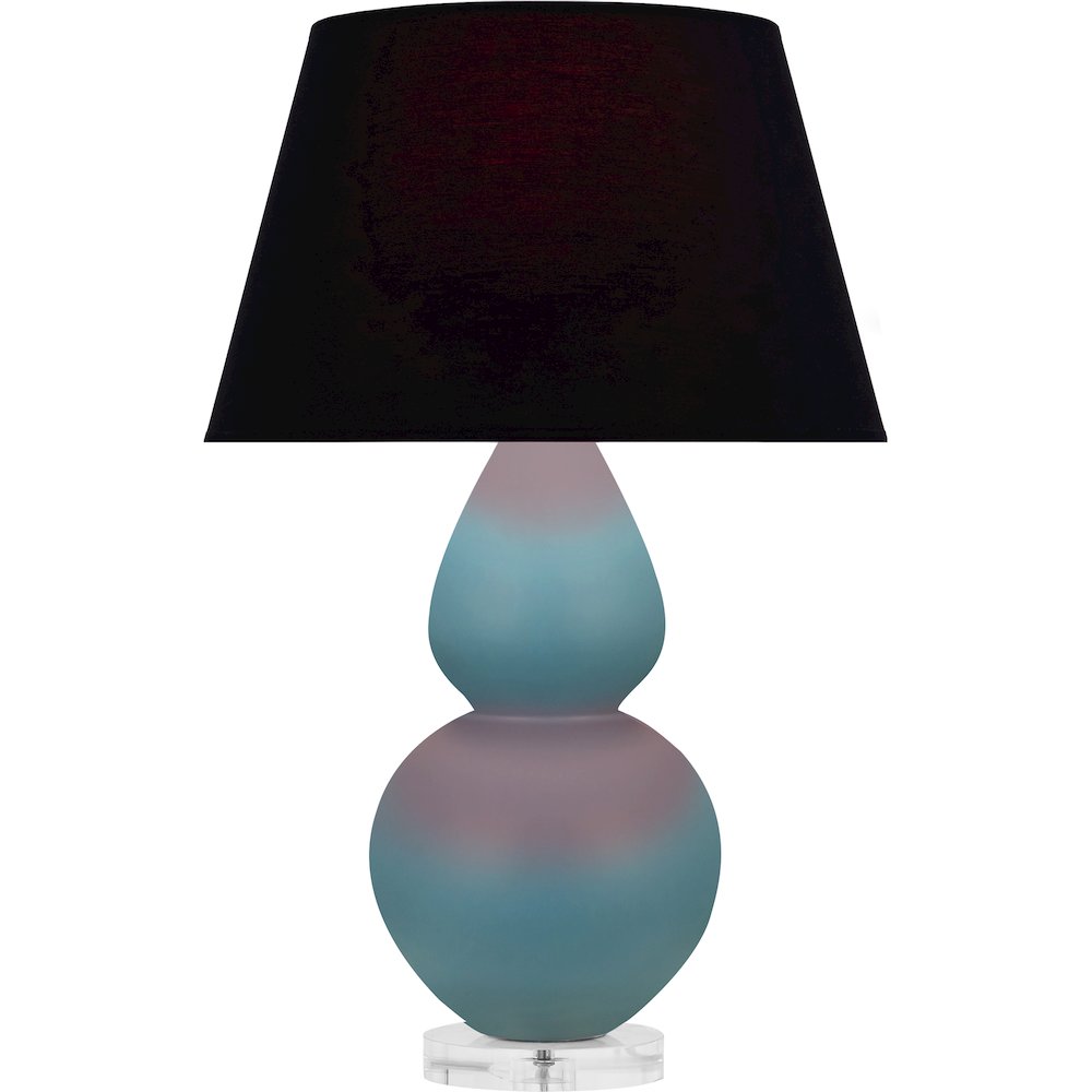 Matte Steel Blue Double Gourd Table Lamp