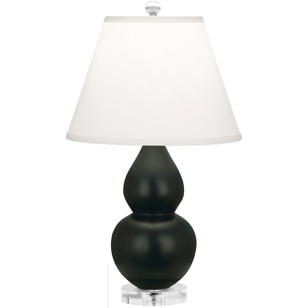 Matte Obsidian Small Double Gourd Accent Lamp