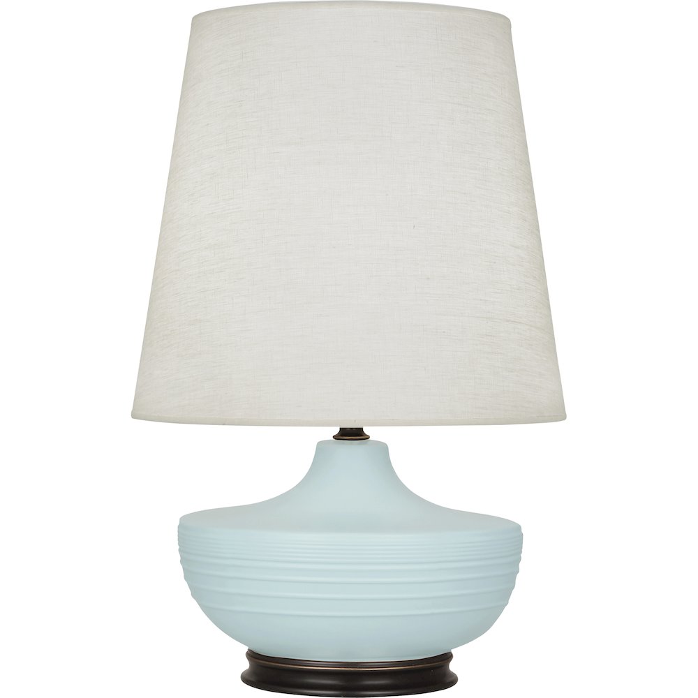 Matte Sky Blue Michael Berman Nolan Table Lamp