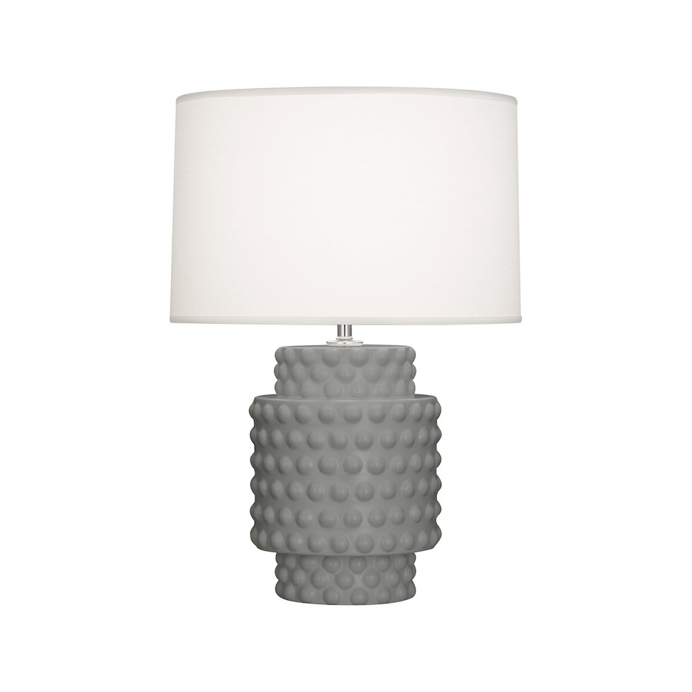 Matte Smokey Taupe Dolly Accent Lamp