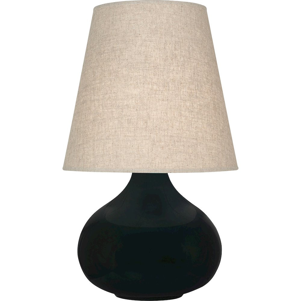 Obsidian June Accent Lamp in Obsidian Glazed Ceramic Color