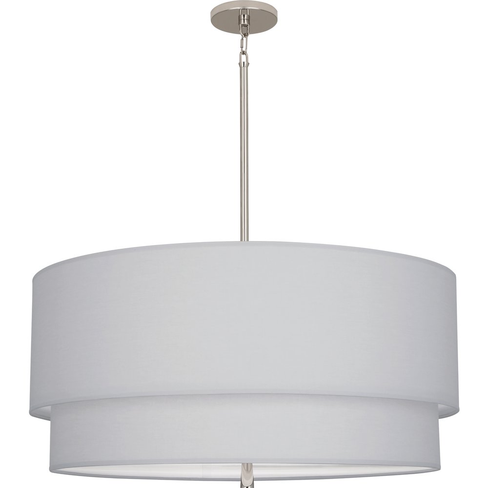 Decker Pendant in Polished Nickel Color