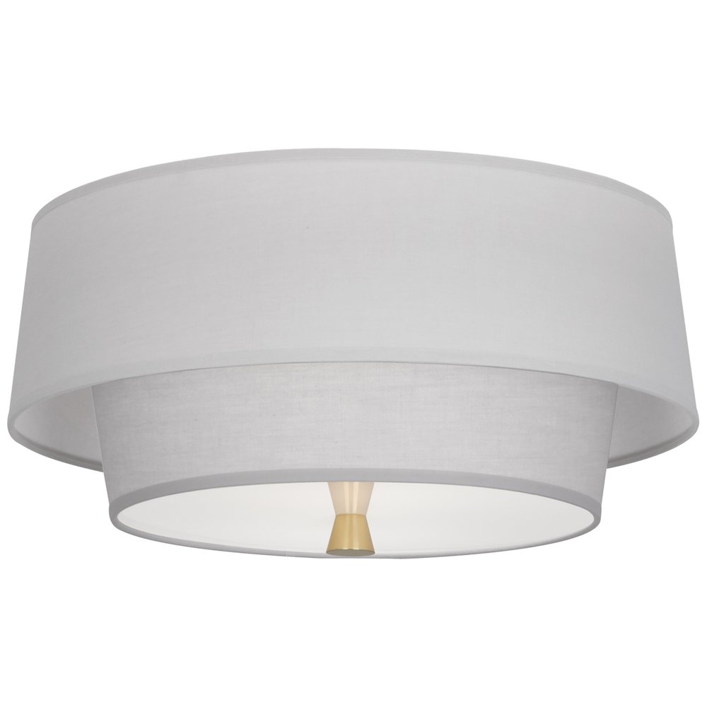 Decker Flushmount in Modern Brass Color
