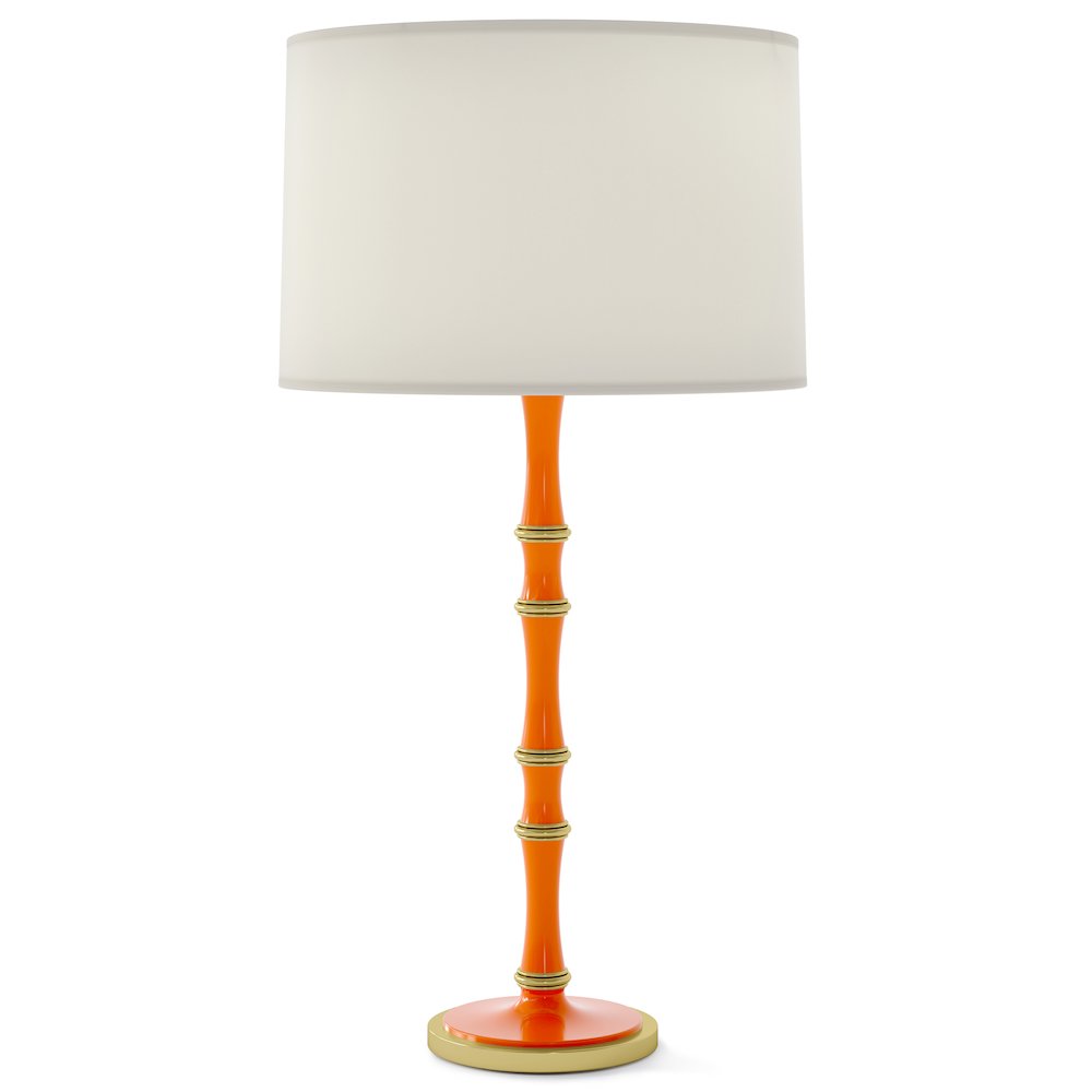 Kane Table Lamp in Pumpkin Color