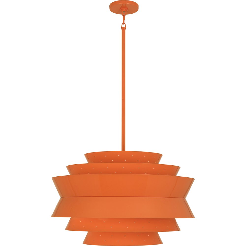 Pierce Pendant in Pumpkin Gloss Powder Coat Color