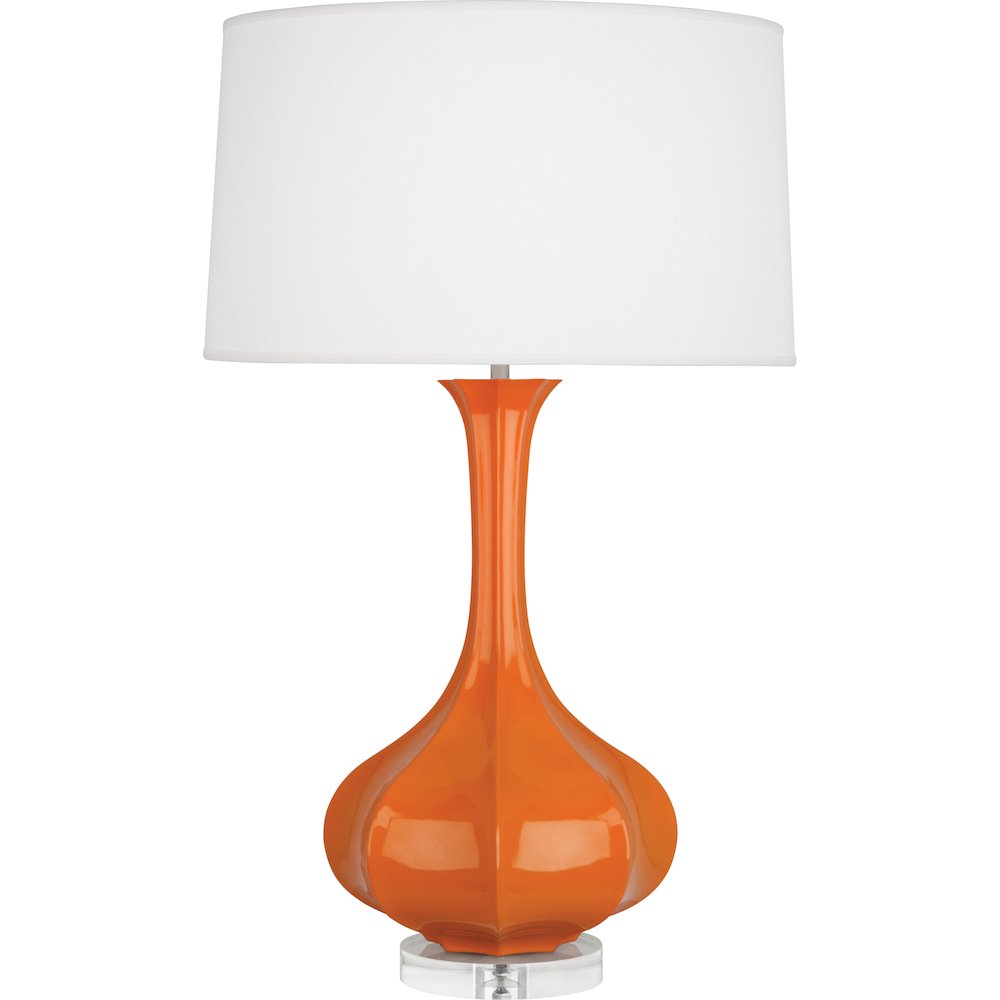 Pumpkin Pike Table Lamp in Pumpkin Glazed Ceramic Color