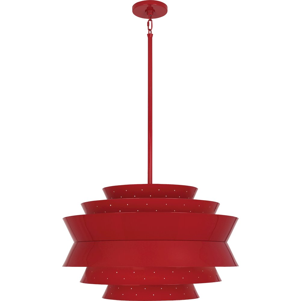 Pierce Pendant in Ruby Red Gloss Color