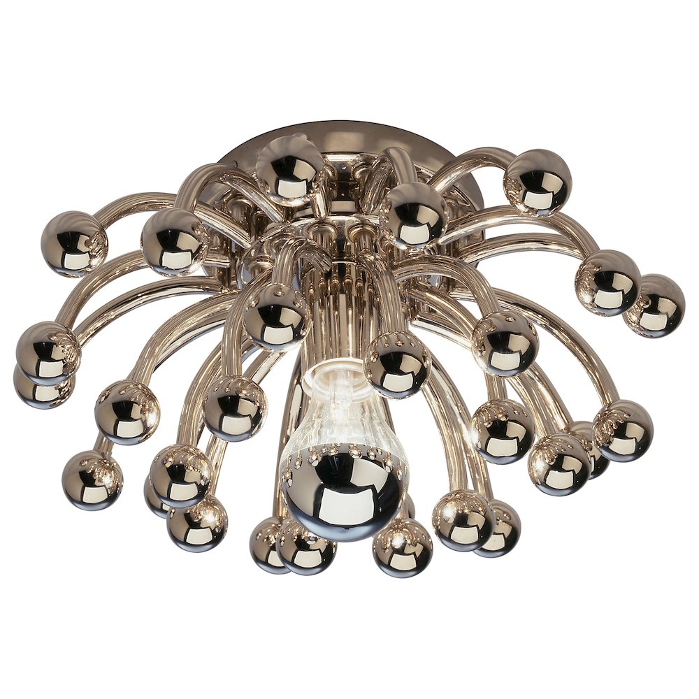 Anemone Flushmount in Polished Nickel Color