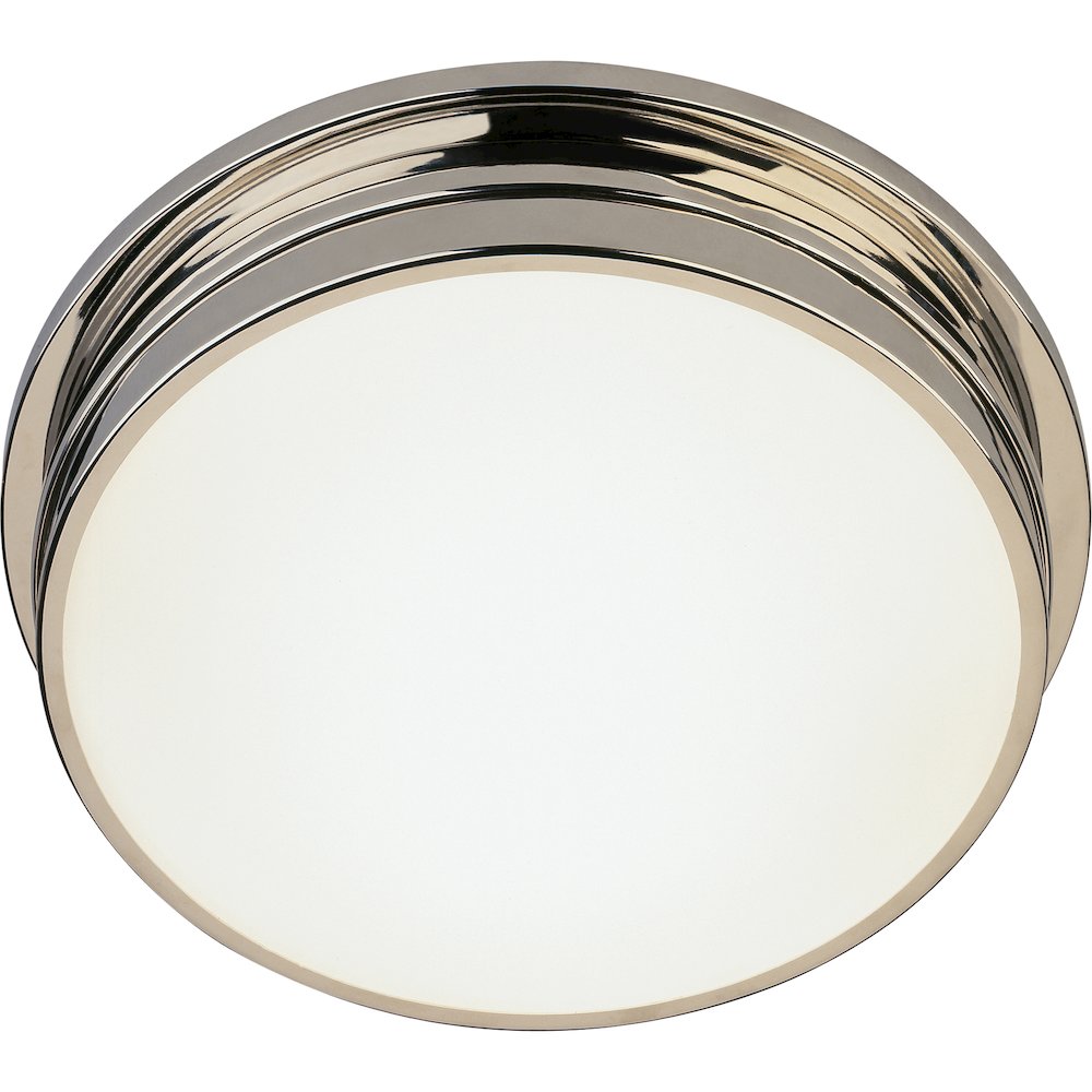 Roderick Flushmount in Polished Nickel Color