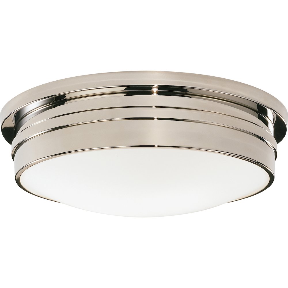 Roderick Flushmount in Polished Nickel Color