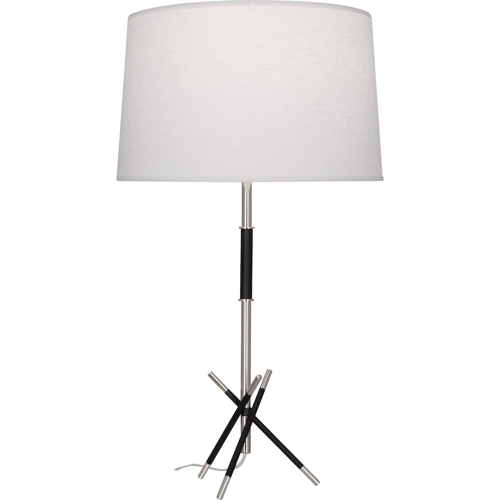 Thatcher Table Lamp in Polished Nickel Color