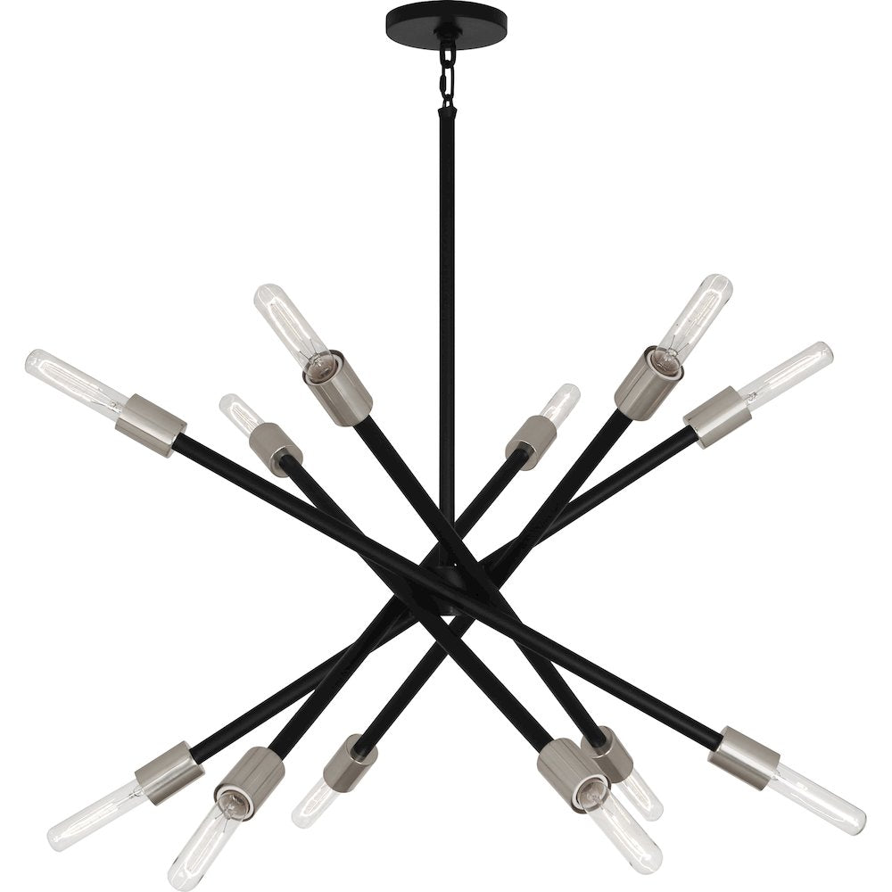 Thatcher Chandelier in Polished Nickel Color