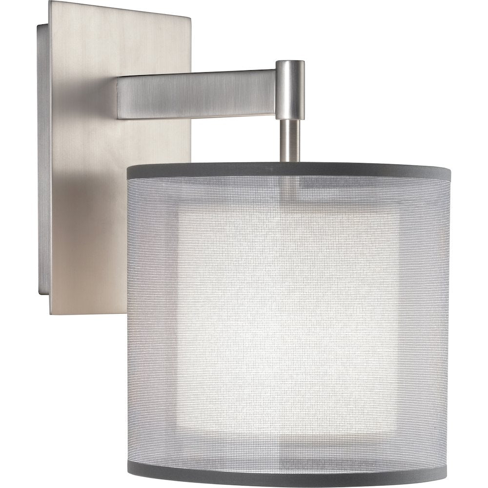 Saturnia Wall Sconce in Stainless Steel Color